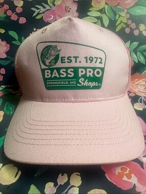 Bass Pro Shops Pink Cap with Green Logo